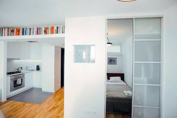 Фотографии Апартаменты Апартаменты Apartament Mirów Warszawa г. Варшава (Польша) №130 Фото номера Апартаменты Апартаменты Apartament Mirów Warszawa г. Варшава 130