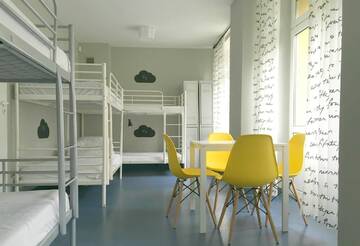 Фото номера Кровать в общем 8-местном номере Хостелы Cloud Hostel г. Варшава 2