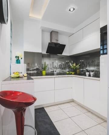 Фото номера Апартаменты с балконом Апартаменты P&amp;O Serviced Apartments FABRYCZNA г. Варшава 6