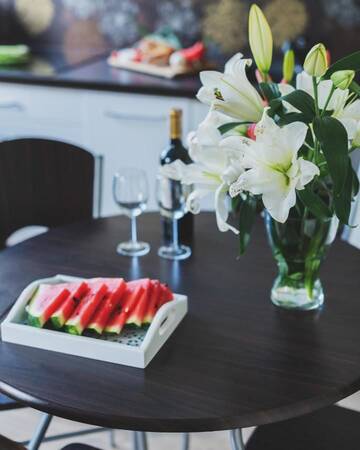 Фото номера Номер-студио Апартаменты P&amp;O Serviced Apartments FABRYCZNA г. Варшава 6