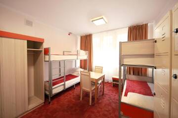 Фото номера Односпальная кровать в общем номере с 10 кроватями Хостелы eMKa Hostel г. Варшава 5
