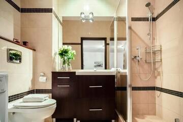 Фото номера Апартаменты Делюкс с 1 спальней Апарт-отели Platinum Towers Central Apartments г. Варшава 11