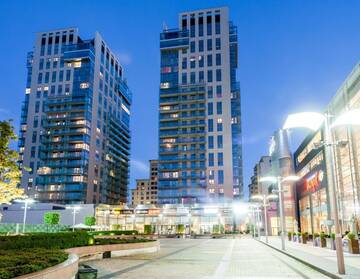 Фото номера Апартаменты Делюкс с 1 спальней Апарт-отели Platinum Towers Central Apartments г. Варшава 12