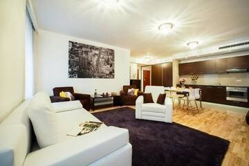 Фото номера Апартаменты Делюкс с 1 спальней Апарт-отели Platinum Towers Central Apartments г. Варшава 9