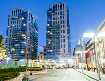 Фото номера Апартаменты Делюкс с 1 спальней Апарт-отели Platinum Towers Central Apartments г. Варшава 5