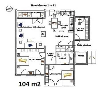 Фото номера Апартаменты с 2 спальнями Апартаменты Apartament Nowiniarska г. Варшава 57