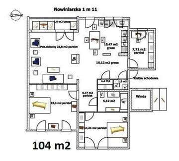Фото номера Апартаменты с 2 спальнями Апартаменты Apartament Nowiniarska г. Варшава 24
