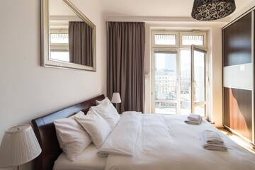 Фото номера Апартаменты с 1 спальней и балконом Апартаменты Apartament One by Your Freedom г. Варшава 15
