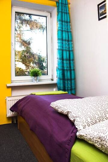 Фото номера Двухместный номер с 2 отдельными кроватями Хостелы Marymont Hostel г. Варшава 2