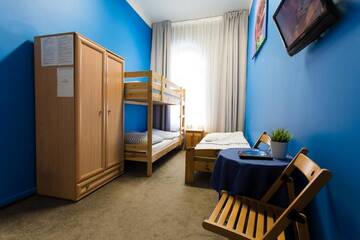 Фото номера Трехместный номер с собственной ванной комнатой Хостелы Moon Hostel г. Варшава 4