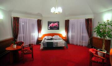 Фото номера Двухместный номер Делюкс с 1 кроватью Отель Hotel Złote Dęby г. Варшава 2