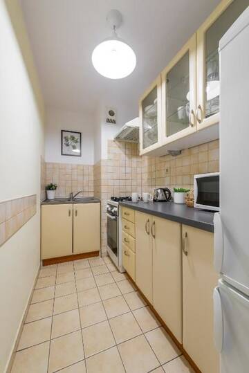 Фото номера Люкс с 2 спальнями и диваном-кроватью: 3 Krochmalna Апартаменты Srodmiescie Warsaw Center Serviced Apartments г. Варшава 12