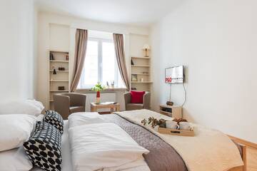 Фото номера Представительский номер-студио - Podwale Street, 9 Апартаменты P&amp;O Podwale Apartments г. Варшава 3