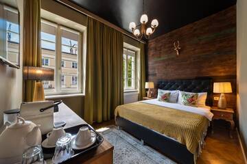 Фото номера Двухместный номер Делюкс с 1 кроватью Апартаменты SleepWell Apartments Nowy Świat г. Варшава 5
