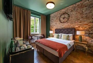 Фото номера Двухместный номер Делюкс с 1 кроватью Апартаменты SleepWell Apartments Nowy Świat г. Варшава 10