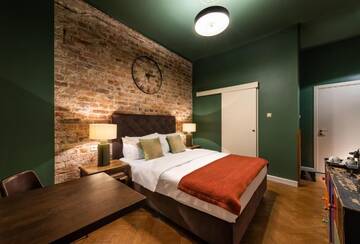 Фото номера Двухместный номер Делюкс с 1 кроватью Апартаменты SleepWell Apartments Nowy Świat г. Варшава 13