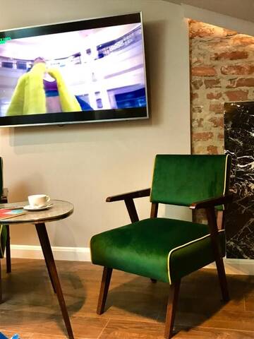 Фото номера Двухместный номер Делюкс в мансарде Апартаменты SleepWell Apartments Nowy Świat г. Варшава 10