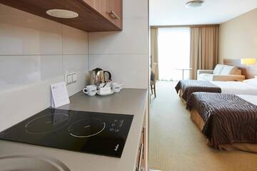 Фото номера Стандартный двухместный номер с 2 отдельными кроватями Отель Arche Hotel Puławska Residence г. Варшава 4