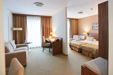 Фото номера Двухместный номер бизнес-класса с 1 кроватью Отель Arche Hotel Puławska Residence г. Варшава 5