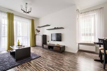 Фото номера Апартаменты с 1 спальней (Giełdowa 4с) Апартаменты P&amp;O Giełdowa Serviced Apartments г. Варшава 6
