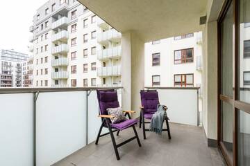 Фото номера Апартаменты с 1 спальней (Giełdowa 4с) Апартаменты P&amp;O Giełdowa Serviced Apartments г. Варшава 9