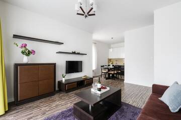 Фото номера Апартаменты с 1 спальней (Giełdowa 4с) Апартаменты P&amp;O Giełdowa Serviced Apartments г. Варшава 4