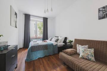 Фото номера Апартаменты с душем Апартаменты P&amp;O Sandomierska 14 Apartments г. Варшава 51