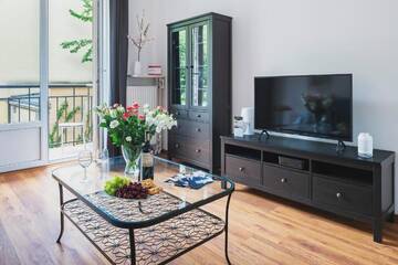 Фото номера Апартаменты с душем Апартаменты P&amp;O Sandomierska 14 Apartments г. Варшава 55