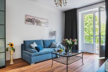 Фото номера Апартаменты с душем Апартаменты P&amp;O Sandomierska 14 Apartments г. Варшава 59