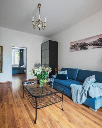 Фото номера Апартаменты с душем Апартаменты P&amp;O Sandomierska 14 Apartments г. Варшава 54
