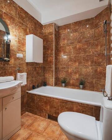 Фото номера Апартаменты с душем Апартаменты P&amp;O Sandomierska 14 Apartments г. Варшава 60
