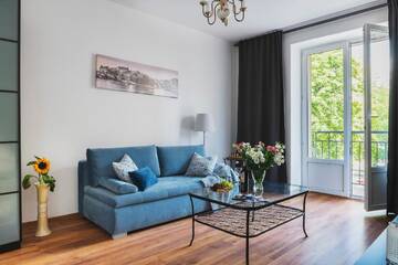 Фото номера Апартаменты с душем Апартаменты P&amp;O Sandomierska 14 Apartments г. Варшава 27