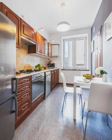 Фото номера Апартаменты с душем Апартаменты P&amp;O Sandomierska 14 Apartments г. Варшава 30