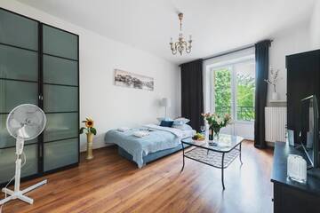 Фото номера Апартаменты с душем Апартаменты P&amp;O Sandomierska 14 Apartments г. Варшава 65