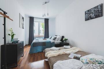 Фото номера Апартаменты с душем Апартаменты P&amp;O Sandomierska 14 Apartments г. Варшава 31