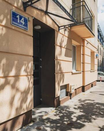 Фото номера Апартаменты с душем Апартаменты P&amp;O Sandomierska 14 Apartments г. Варшава 10