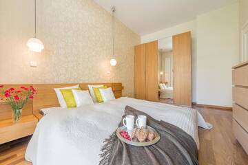Фото номера Улучшенные апартаменты с 1 спальней - Улица 10с Sarmacka Апартаменты Wilanow Luxury Serviced Apartments г. Варшава 9
