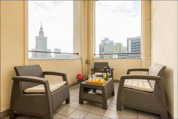 Фото номера Апартаменты с 2 спальнями – 140 Marszalkowska Апартаменты P&amp;O Apartments Zgoda г. Варшава 14