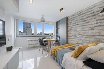 Фото номера Апартаменты с 1 спальней Апартаменты P&amp;O Apartments Zgoda г. Варшава 12