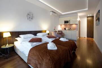 Фото номера Улучшенные апартаменты Апартаменты Plater 10 Residence г. Варшава 12