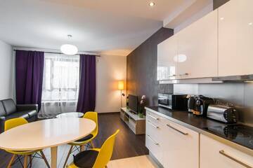 Фото номера Улучшенные апартаменты с 1 спальней Апарт-отели EXCLUSIVE Aparthotel г. Варшава 28