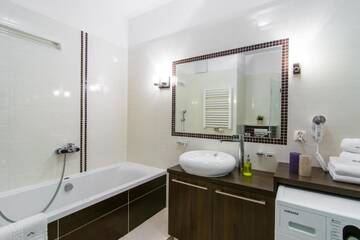 Фото номера Улучшенные апартаменты с 1 спальней Апарт-отели EXCLUSIVE Aparthotel г. Варшава 22