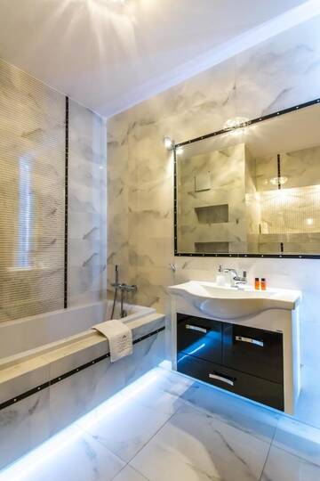 Фото номера Улучшенные апартаменты с 2 спальнями Апарт-отели EXCLUSIVE Aparthotel г. Варшава 2