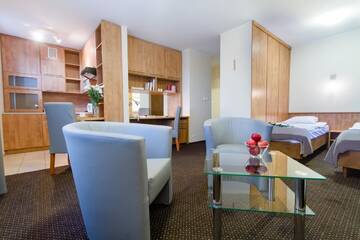 Фото номера Апартаменты с 2 односпальными кроватями Апарт-отели Warsaw Apartments - Apartamenty Sadyba г. Варшава 3
