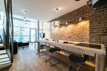 Фото номера Апартаменты - Двухуровневые Апартаменты Qbik Loft Aparts г. Варшава 5