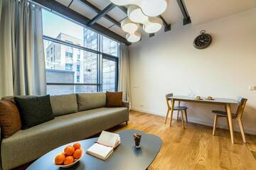 Фото номера Апартаменты - Двухуровневые Апартаменты Qbik Loft Aparts г. Варшава 40