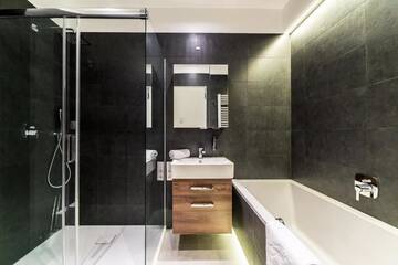 Фото номера Апартаменты - Двухуровневые Апартаменты Qbik Loft Aparts г. Варшава 46