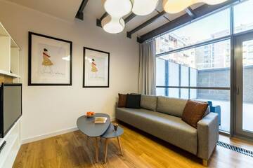 Фото номера Апартаменты - Двухуровневые Апартаменты Qbik Loft Aparts г. Варшава 41