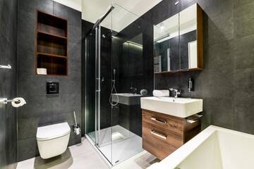 Фото номера Апартаменты - Двухуровневые Апартаменты Qbik Loft Aparts г. Варшава 47
