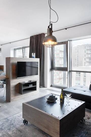 Фото номера Роскошный номер-студио Апартаменты Qbik Loft Aparts г. Варшава 6